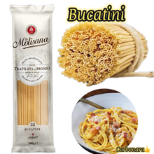 將圖片載入圖庫檢視器 長意粉 | Bucatini 吸管意粉 - 500g 【中空可作掛汁】7月中先返貨